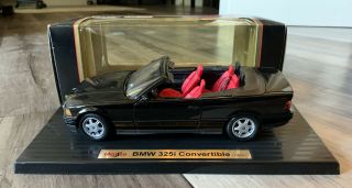 1:18 Maisto Special Edition 1993 Bmw 325i Convertible Die - Cast Car - Black