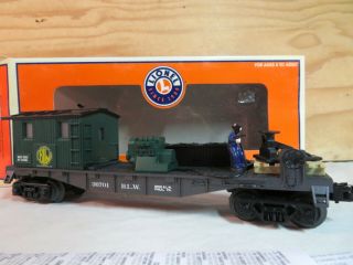 Lionel Train Operating Baldwin Locomotive Welding Flat Car W/box 6 - 36701