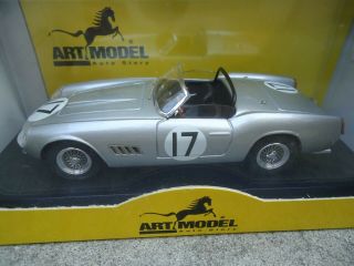 Art Model 1960 Ferrari 250 California Sebring 1/43 Race Car Toy Connel Reed