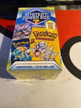 Pokémon Tcg: Mystery Power Box [ 1:10 Vintage Packs Seeded ] - Guitarderekroy