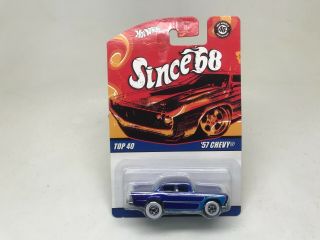 Hot Wheels - Since 68 - - 57 Chevy - Blue - White Walls Top40 11 Of 40 - - 2007 - -