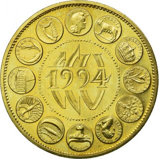 [ 559157] France,  Medal,  Ecu Europa,  Marianne,  1994,  Rodier,  Ms (64),  Bronze