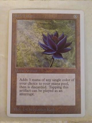 Magic The Gathering Unlimited Black Lotus