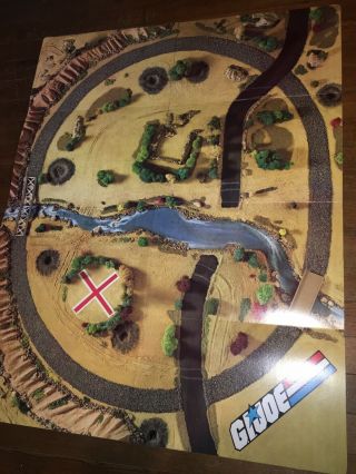Ho Tyco G.  I.  Joe Electric Train And Battle Set - Battleground Play Mat Only.  Exc