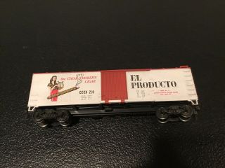 Ho Train Miniature El Producto “the Cigar Smoker’s Cigar” 40’ Box Car Cccx 210