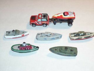 Vintage 80s/90s Galoob Micro Machines Boats Battle Ships