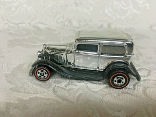 1995 Hot Wheels Service Merchandise REDLINE chrome ' 32 FORD DELIVERY 1/5000 MB 2