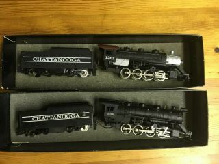 2 Old Ho Scale Locomotives Chattanooga Train Tyco Railroad Railway