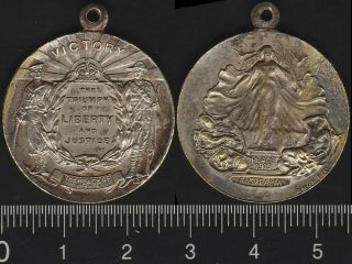 Australia: 1919 Victory The Triumph Of Liberty & Justice Peace End Of Wwi Medal