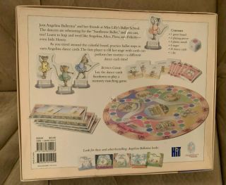 Angelina Ballerina ' s Dancing Board Game By Hit International COMPLETE 2
