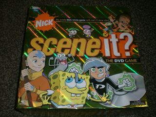 Nickelodeon Nick Scene It? 2006 Mattel,  Dvd Game 100 Complete