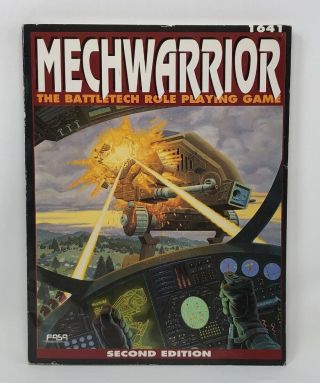 Mechwarrior: The Battletech Role - Playing Game (2nd Edition) Fasa 1991 Book 1641