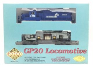 Proto 2000 Ho Scale Conrail Emd Gp20 Low Hood Cr 2103 - Standard Dc