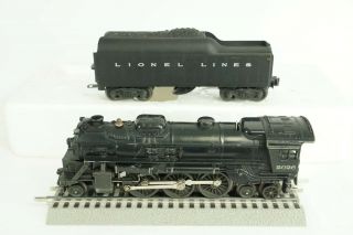 Lionel Lines O Scale 2 - 6 - 4 Steam Engine And 2046w Whistle Tender No Box N8