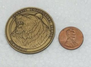 Nra Grizzly Bear Classic Collectors Series Coin Token National Rifle Assoc Gun