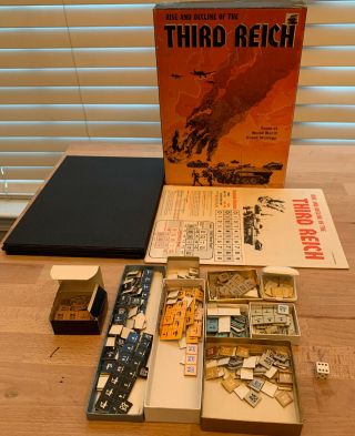 Avalon Hill 813 Rise And Decline Of The Third Reich Game 2nd Edition