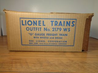 Lionel O Gauge Outfit 2197ws Set Box Only