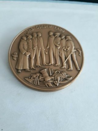 Vintage Medallic Art Co California Bicentennial Medal 1769 - 1969 3
