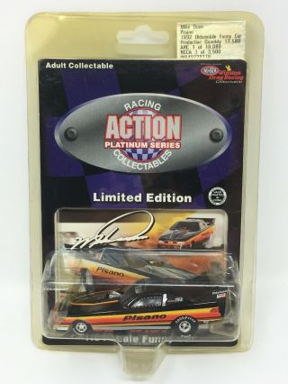 1992 Mike Dunn Pisano Funny Car Action Platinum Series 1:64