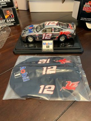 1999 Racing Champions 1:24 scale Stock Car 12 Jeremy Mayfield Mobil 1 PM 3