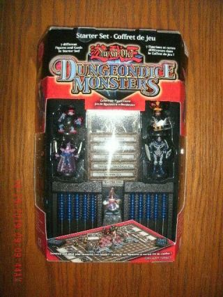 Yugioh Dungeondice Monsters Starter Set Collectible Figure Game W/cards