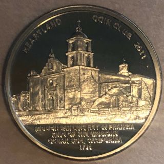2011 Heartland Coin Club Bronze Medal; Mission San Luis Rey (x1081)