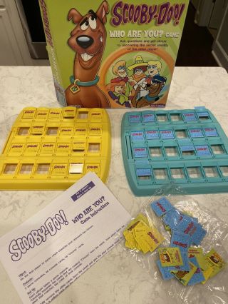 Scooby Doo Who Are You? Game Guess Who Pressman Board Game Cartoon Network