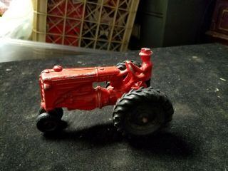 Vintage Mm Minneapolis Moline Die - Cast Metal Toy Farm Tractor 5 - 1/2 " Long