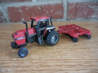 Ertl 1/64 Case Ih 2594 Tractor With Disk Harrow Toy Set