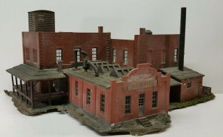 Vintage Ho Scale Scratch Built Scoville Factory Building Model Train Accessory