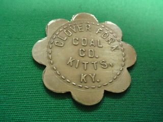 Kentucky Coal Scrip Token 10¢ Clover Fork Coal Company - Kitts - Ky - Harlan County