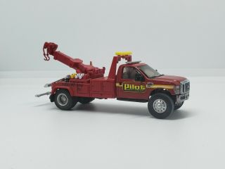 Ho 1/87 Scale Custom Ford F350 Tow Truck Wrecker Rps River Point Station - Pilot