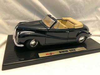 1955 Bmw 502 Cabriolet 1:18 Scale Model Maisto
