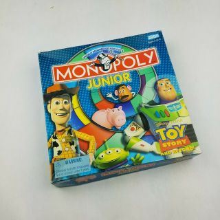 2002 Disney Pixar Toy Story And Beyond Monopoly Junior 100 Complete