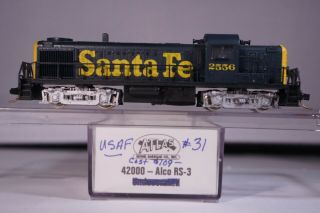 N Scale - Atlas - Santa Fe Alco Rs - 3 Locomotive - 2556