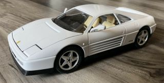 1:18 Mira Ferrari 348 Hard Top Die - Cast Car - White