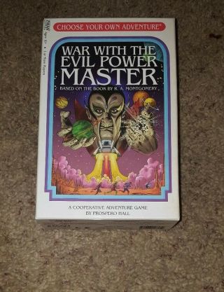 War With The Evil Power Master Choose Your Own Adventure Game Ships Fast