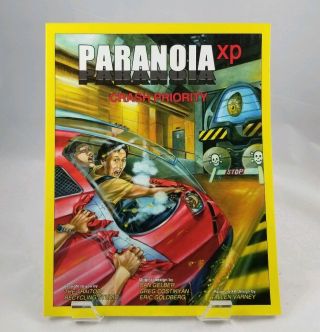 Paranoia Xp: Crash Priority Rpg Book - Mgp 6633