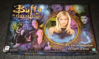 Buffy The Vampire Slayer The Game Boardgame 2000 Mb Hasbro Complete Josh Weaton