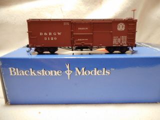Blackstone Hon3 Scale D&rgw 30 Ft.  Box Car 3120
