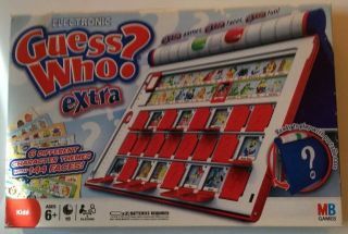 Electronic Guess Who? Fun On The Run Game Portable Case Mb Games Opened Box
