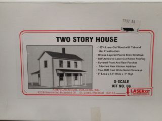 American Model Builders S - Scale Two - Storey House Unassembled Kit