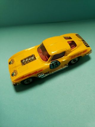 1960s Corgi Yellow Chevrolet Corvette Sting Ray Die - Cast Toys