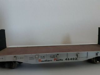 ARISTO CRAFT G Scale Southern Pacific Bulk End Flat car 46403 2