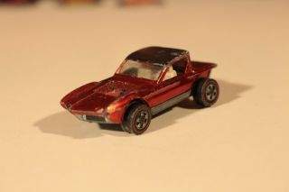 Vintage Redline Hotwheels 1968 Python Red Mattel Toy Car