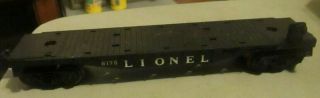 Lionel 6175 Flatcar No Load Couplers Work Some Rust On Coupler Tongues