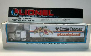 Lionel 612864 1:43 Little Caesars Tractor/trailer Ln/box