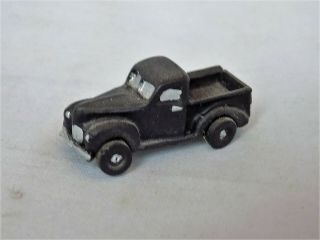 N Scale Custom Made 1940 Black Pickup Truck