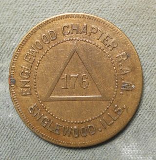 Englewood Il Englewood Chapter 176 R.  A.  M. ,  One Penny Masonic Illinois