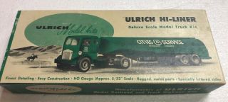 Ulrich Kenworth Tanker Trailer Truck Kit Cities Service 250 1t1 Box Only